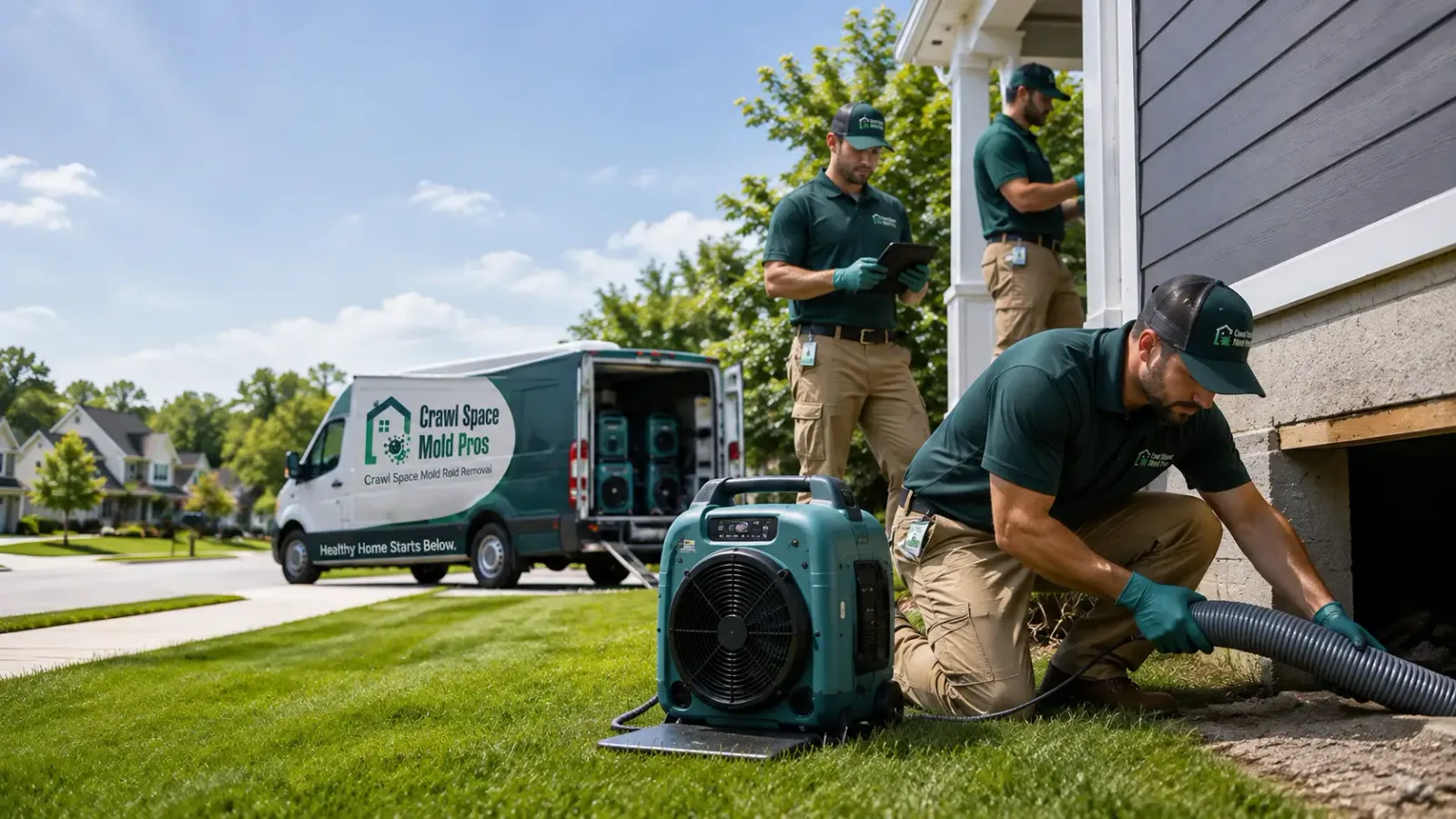 Crawl Space Mold Removal in New Providence, IA